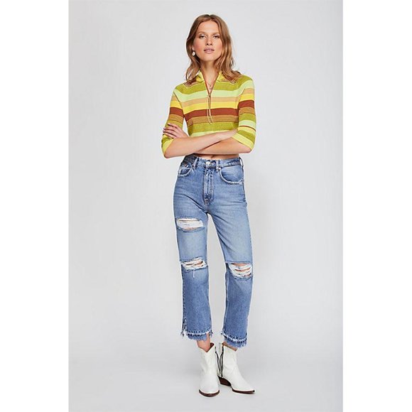 Jeans | Nwt Free People Lita Slim Leg 